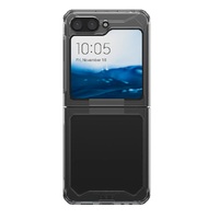UAG Plyo Samsung Galaxy Z Flip5 Case - Ice (214357114343) DROP Military StandardRaised Screen Surround Armor ShellAir-Soft CornersHinged Design
