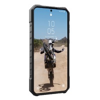 UAG Pathfinder Clear Samsung Galaxy S23 FE Case - Ash (214410113131) 18 ft. Drop Protection (5.4M) Raised Screen Surround Armored Shell