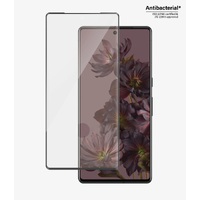 PanzerGlass Google Pixel 7 Pro (6.7') Screen Protector Ultra-Wide Fit - Black (4773SQ), Scratch & Shock Resistant, Antibacterial,Platinum strength,2YR