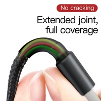 USP BoostUp Braided USB-C to USB-A Cable (1M) Black -3A Fast  Safe ChargeStrong  DurableSamsung GalaxyApple iPhoneiPadMacBookGoogleOPPONokia