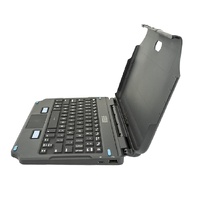 Generic Samsung Galaxy Tab Active4 Pro  Active Pro (10.1 ft) Back Lit 2-In-1 Attachable Keyboard - Black (7160-1869-00),76 Key,USB-C Port Charges Tabl