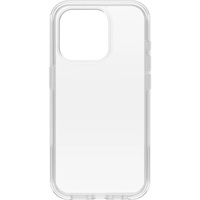 OtterBox Symmetry Apple iPhone 15 Pro (6.1 inch) Case Clear - (77-92641) Antimicrobial DROP 3X Military Standard Raised Edges