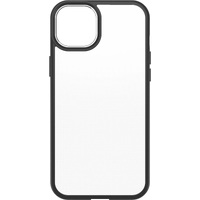 OtterBox React Apple iPhone 15 Plus (6.7 inch) Case Black Crystal (Clear Black) - (77-92768) Antimicrobial DROP Military Standard Raised Edges