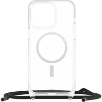 OtterBox React Necklace MagSafe Apple iPhone 15 Pro Max (6.7 inch) Case Clear - (77-93586) DROP Military Standard Detachable Nylon Rope