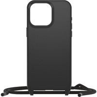 OtterBox React Necklace MagSafe Apple iPhone 15 Pro Max (6.7 inch) Case Black - (77-93587) DROP Military Standard Detachable Nylon Rope