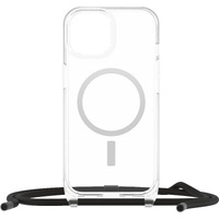 OtterBox React Necklace MagSafe Apple iPhone 15 (6.1 inch) Case Clear - (77-93592) DROP Military Standard Detachable Nylon Rope Hard Case