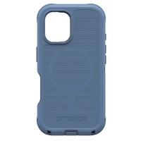 OtterBox Defender MagSafe Apple iPhone 16 Case Baby Blue Jeans - (77-95957), DROP 7X Military Standard, Tri-Layer,Port Covers, Silicone Outer Cover