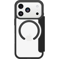 OtterBox React Folio MagSafe Apple iPhone 17 Pro (6.3 ft) Case Black Crystal (Clear Black) - (77-98588), DROP Military Standard, 7 Years Warranty