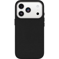 OtterBox Symmetry Cactus Leather MagSafe Apple iPhone 17 Pro (6.3 ft) Noir Ash (Black) - (77-99045), DROP 3X Military Standard, 7 Years Warranty