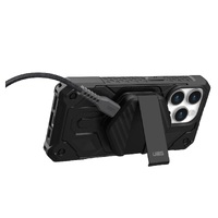 UAG Wireless Charging Pad with Stand - Black Carbon Fiber (9B4410114042)Up to 15W Of Wireless Power Metal Stand Detachable 4ft braided USB-C cable