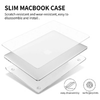 Pisen Hard shell Case MacBook Air 15.3 (M4 2025, M3 M2) Glassy Matte (Clear)
