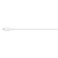 Belkin Boostcharge Lightning to USB-A Cable (1M) - White (CAA019FQ1MWH), 15W, 480MBPS, 300K Bends, Apple iPhone, iPad, Durable, 2 Years Warranty