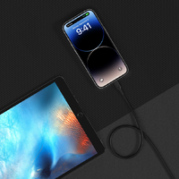 Belkin Boostcharge Lightning to USB-C Cable (1M) - Black (CAA021FQ1MBK), 15W, 480MBPS, 300K Bends, Apple iPhone, iPad, Durable, 2 Years Warranty