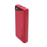 Cygnett ChargeUp Boost 2nd Gen 20K mAh Power Bank - Red (CY3483PBCHE), 15W Fast Charging, USB-A to USB-C Cable (15cm), Charge 3 Devices At Once