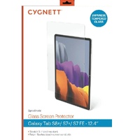 Cygnett OpticShield Samsung Galaxy Tab S9+ / Tab S8+/ Tab S7+/ Tab S7 FE (12.4') Japanese Tempered Glass Screen Protector - (CY4020CPTGL)