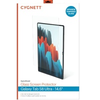 Cygnett OpticShield Samsung Galaxy Tab S8 Ultra (14.6') Tempered Glass Screen Protector - (CY4021CPTGL), Superior Impact Absorption,Scratch Protection