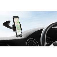 Cygnett DashView Vice Universal In-Car Windscreen Mount - Black (CY1738UNVIC), Secure & Adjustable Cradle, Compatible with Units between 55-86mm Wide