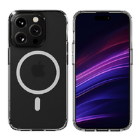 Cygnett AeroMag Apple iPhone 16 Pro Max (6.9 ft) Clear Case  (CY5003CPAEG),TPU Frame,Hard-Shell Back,Magsafe Compatible,4FT DropProof,2 Years Warranty