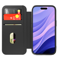 Cygnett MagWallet Apple iPhone 16 (6.1 ft) Case - Black (CY5020MAGWT), 360 degree Protection, Multi-Angle, 3x Card Slots, MagSafe,4FT DropProof