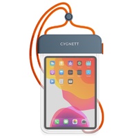 Cygnett AquaGuard Universal Waterproof Tablet Pouch - (CY4411CYWPP) Dust  Sand Protection,Fits Tablet up to 11 ft,Adjustable lanyard, 2 Years Warranty