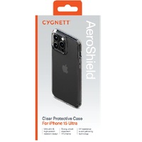 Cygnett AeroShield Apple iPhone 15 Pro Max (6.7') Clear Protective Case - (CY4577CPAEG), Raised Edges, TPU Frame, Hard-Shell Back, 4FT Drop Protection