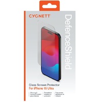 Cygnett DefenceShield Apple iPhone 15 Pro Max (6.7') Gorilla Glass Screen Protector - (CY4614CPTGL), Edge-to-Edge, Scratch Resistance, Perfect Fit
