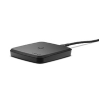 Cygnett ChargeBase 15W Wireless Phone Charger-Black(CY4652PPWIR) Compact,Raised Charging Platform,1M USB-C Cable,Supports Wireless,2 Years Warrant