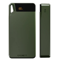 Cygnett ChargeUp Boost 4th Gen 20K mAh Power Bank- Green(CY4750PBCHE)Triple Port(Dual USB-A 15W1xUSB-C 15W),15cm USB-C Cable,15W Max,2 Years Warranty