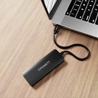 Cygnett Unite 3-in-1 USB-C to Triple HDMI Hub- Black(CY5392CYHUB),2x4k(60HZ),3x4k(30Hz),Supports MST Mode,ABS Outershell, 15cm cable,2 Year Warranty