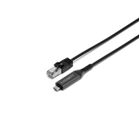 Cygnett Unite USB-C (USB 3.2) To Ethernet Cable Gigabit (CAT 6) (1m)  Black(CY5505PCCCE), Works with MacBook Windows PC Laptops, 2 Years Warranty
