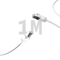 Cygnett Unite CAT6 FTP RJ45 Ethernet M M Cable 1m  White (CY5648PCAT6), Compatible With Laptops, Desktop Computers, Servers  More