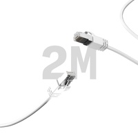 Cygnett Unite CAT6 FTP RJ45 Ethernet M M Cable 2m  White (CY5649PCAT6), Compatible With Laptops, Desktop Computers, Servers  More