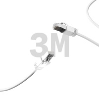 Cygnett Unite CAT6 FTP RJ45 Ethernet M M Cable 3m  White (CY5650PCAT6), Compatible With Laptops, Desktop Computers, Servers  More