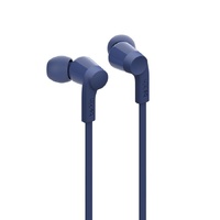 Belkin SoundForm USB-C Wired Headphones With Adjustable Volume Limiter-Blue (G3H0002fqBLV2),IPX5-Rated,10mm Drivers,Wired Connection,2 Years Warranty