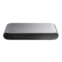 Belkin Connect Thunderbolt 4 5-in-1 Core Hub - Space Grey(INC013AUSGY) Dual Display40 Gbps 96W Power DeliveryThunderbolt 4 Docking Station 2YR