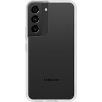 OtterBox React Samsung Galaxy S22 5G (6.1') Case Clear - (77-86606), Raised Screen Bumpers Help Protect Touchscreen, Soft Touch Edges