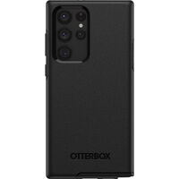 OtterBox Symmetry Samsung Galaxy S22 Ultra 5G (6.8 inch) Case Black - (77-86438) Antimicrobial DROP 3X Military Standard Raised Edges Ultra-Sleek