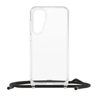 OtterBox React Necklace Samsung Galaxy S23 FE Case Clear - (77-94262) DROP Military Standard Detachable Nylon Rope Hard Case Soft GripUltra-Thin