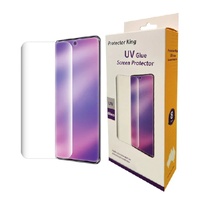 Protector King Samsung Galaxy S23  Galaxy S22 (6.6 ft) UV Tempered Glass Screen Protector
