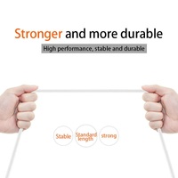 USP USB-C to USB-C (3.1) Mini Cable (2M) - White 3A High Performance Durable 8K Bend Samsung GalaxyApple iPhoneiPadMacBookGoogleOPPONokia