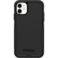 OtterBox Commuter Apple iPhone 11 Case Black - (77-62463) Antimicrobial DROP 3X Military Standard Dual-Layer Raised Edges Port Covers No-Slip