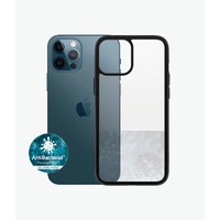 PanzerGlass Apple iPhone 12 Pro Max ClearCase - Black Edition (0253), Military Grade Standard, Anti-Yellowing, Scratch Resistance, Recycled Material