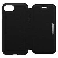 OtterBox Apple iPhone SE (3rd & 2nd gen) and iPhone 8/7 Strada Series Case - Shadow Black (77-65063), Military standard (MIL-STD-810G 516.6)