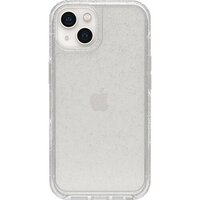 OtterBox Symmetry Clear Apple iPhone 13 Case Stardust (Clear Glitter) - (77-85307) Antimicrobial DROP 3X Military StandardRaised EdgesUltra-Sleek