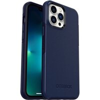 OtterBox Symmetry MagSafe Apple iPhone 13 Pro Max   iPhone 12 Pro Max Case Navy Cap (Blue) - (77-83602) Antimicrobial DROP 3X Military Standard