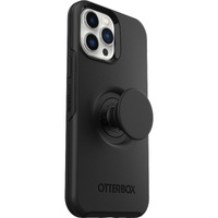 OtterBox Otter + Pop Symmetry Apple iPhone 13 Pro Case Black - (77-83543), Antimicrobial, DROP+ 3X Military Standard, Swappable PopGrip