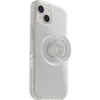 OtterBox Otter  Pop Symmetry Clear Apple iPhone 13 Case Stardust Pop (Clear Glitter) - (77-85395) Antimicrobial DROP 3X Military Standard