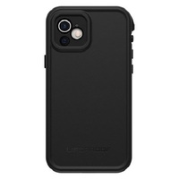 LifeProof FRE Apple iPhone 12 Case Black - (77-82137) WaterProof 2M DropProof DirtProof SnowProof 360 degree Protection Built-In Screen-Cover