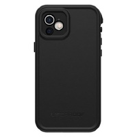 LifeProof FRE Apple iPhone 12 Case Black - (77-82137) WaterProof 2M DropProof DirtProof SnowProof 360 degree Protection Built-In Screen-Cover