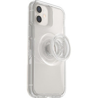 OtterBox Otter  Pop Symmetry Clear Apple iPhone 12 Mini Case Clear Pop - (77-65760) Antimicrobial DROP 3X Military StandardSwappable PopGrip